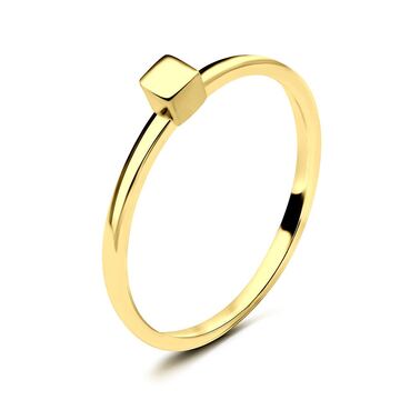 Gold Plated Silver Rings NSR-2883-GP